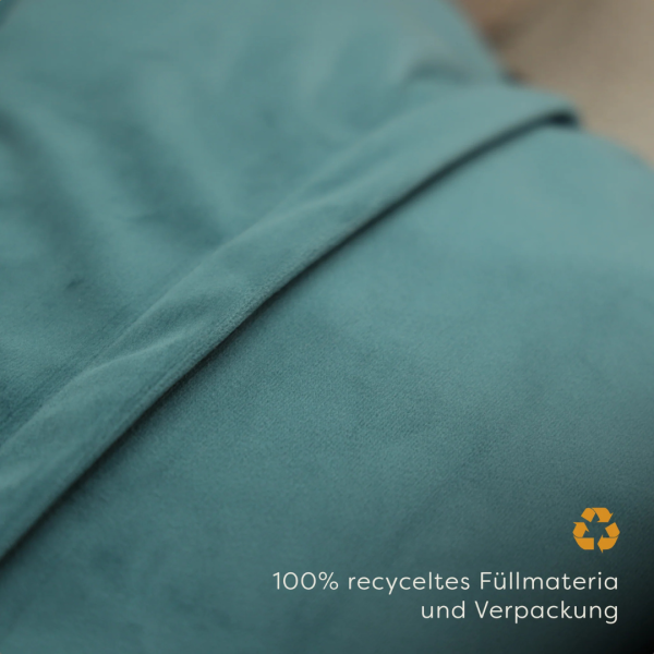 Pleafs Heizkissen Plush 45x45cm Wedgewood, 1 Stk